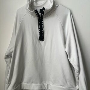 Nike White Fleece Pullover